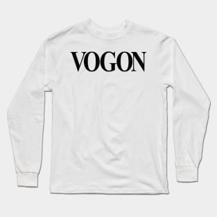 Vogon (black print) Long Sleeve T-Shirt